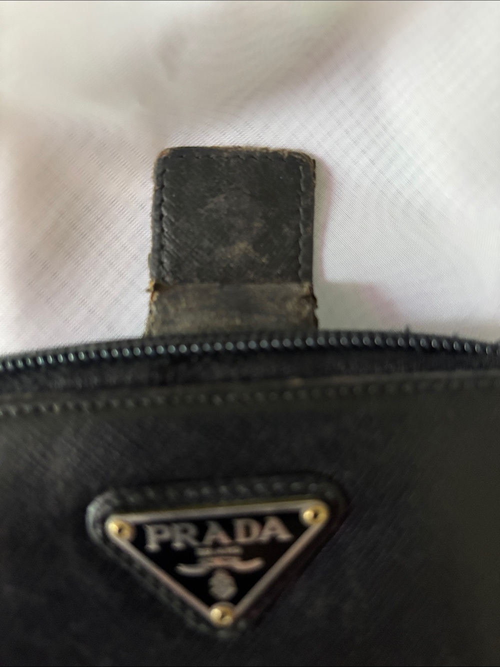 Prada Black Saffiano Leather Zip-Around Wallet - Picture 12 of 16
